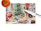 Edge Collections - 12" X 15" - Christmas Tempered Glass Cutting Board, Chopping Board - 1 Unit